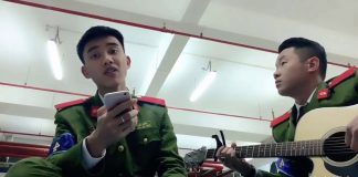 2 anh công an cute hát cover dễ thương