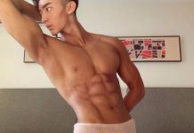 Bánh bèo sờ mó trai gym sexy trên truyền hình