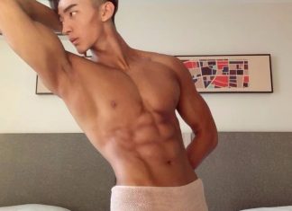 Bánh bèo sờ mó trai gym sexy trên truyền hình