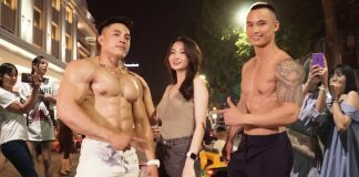 Trai đẹp 6 múi làm phố đi bộ phát cuồng