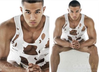 Trai đẹp rách toang hoác áo quần