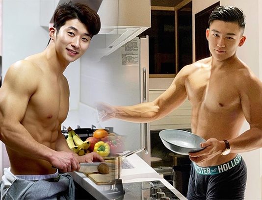 “Tan chảy con tim” với chùm ảnh trai đẹp vào bếp