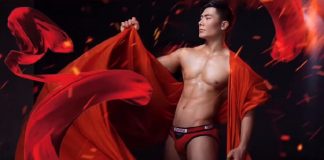 Trương Thái Học khoe cơ thể nam tính căng tràn