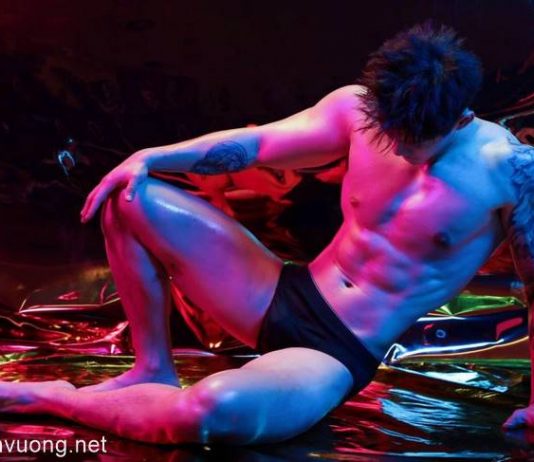 Vẻ đẹp cơ thể người mẫu nam Trung Quốc nguoi mau nam