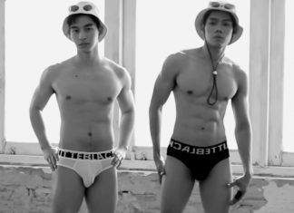 Theo chân trai đẹp đi chụp ảnh quần sịp nam