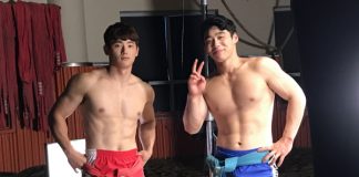 Ngắm 2 nam thần Hàn Quốc đấu vật mê mẩn