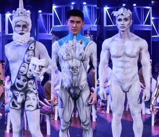 Người mẫu nam Body Painting đẹp ngất ngây