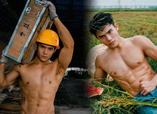 Vẻ đẹp trai của anh công nhân, nông dân