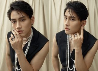 Trai đẹp Đài Loan ngầu bá cháy khi diện đồ kết hợp ngọc trai