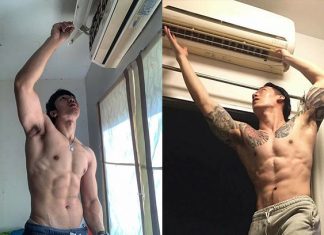 Những anh thợ sửa điều hòa sexy 6 múi