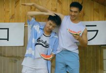 Vẻ nên thơ qua bộ ảnh của cặp đôi trai đẹp cùng dưa hấu