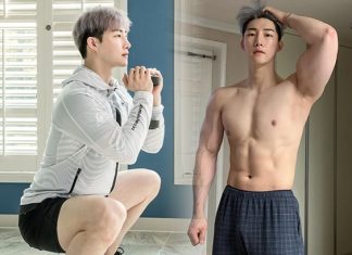 “Gục ngã” trước body gợi cảm của nam thần phòng tập Hàn Quốc