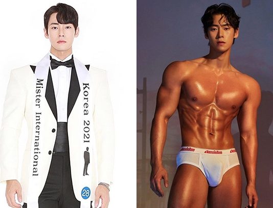 Trai đẹp Han Jungwan đăng quang Mister International Korea 2021