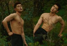 Mẫu nam 6 múi gợi cảm mê hồn giữa thiên nhiên