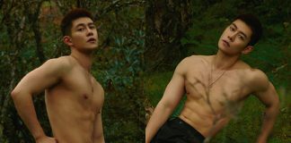 Mẫu nam 6 múi gợi cảm mê hồn giữa thiên nhiên