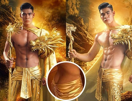 Danh Chiếu Linh lộ mông vẫn xuất sắc đoạt Á vương Toàn cầu