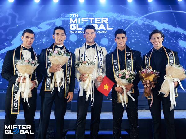 Tây Ban Nha đăng quang Mister Global 2021, Việt Nam đoạt Á vương 1