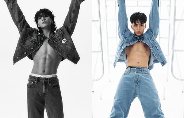 Jungkook và Mono diện đồ Calvin Klein: Ai hở bạo hơn?
