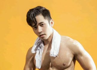 Trai đẹp Minh Nguyễn hững hờ cùng quần sịp trai dep minh nguyen