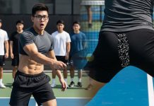Trai đẹp 6 múi rách quần sịp khi chơi pickleball, cả sân chết lặng