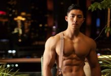 Trai đẹp Trung Quốc hoàn hảo khoe lông